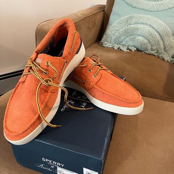 Sperry x Brooks Brothers A/O Cup 3-Eye Suede Loafer- NWT - Picture 2 of 9